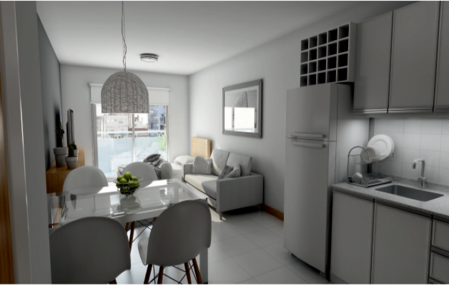 Venta Departamento Dos Dormitorios contrafrente  Ituzaingo y Roca. Entrega Junio 2025