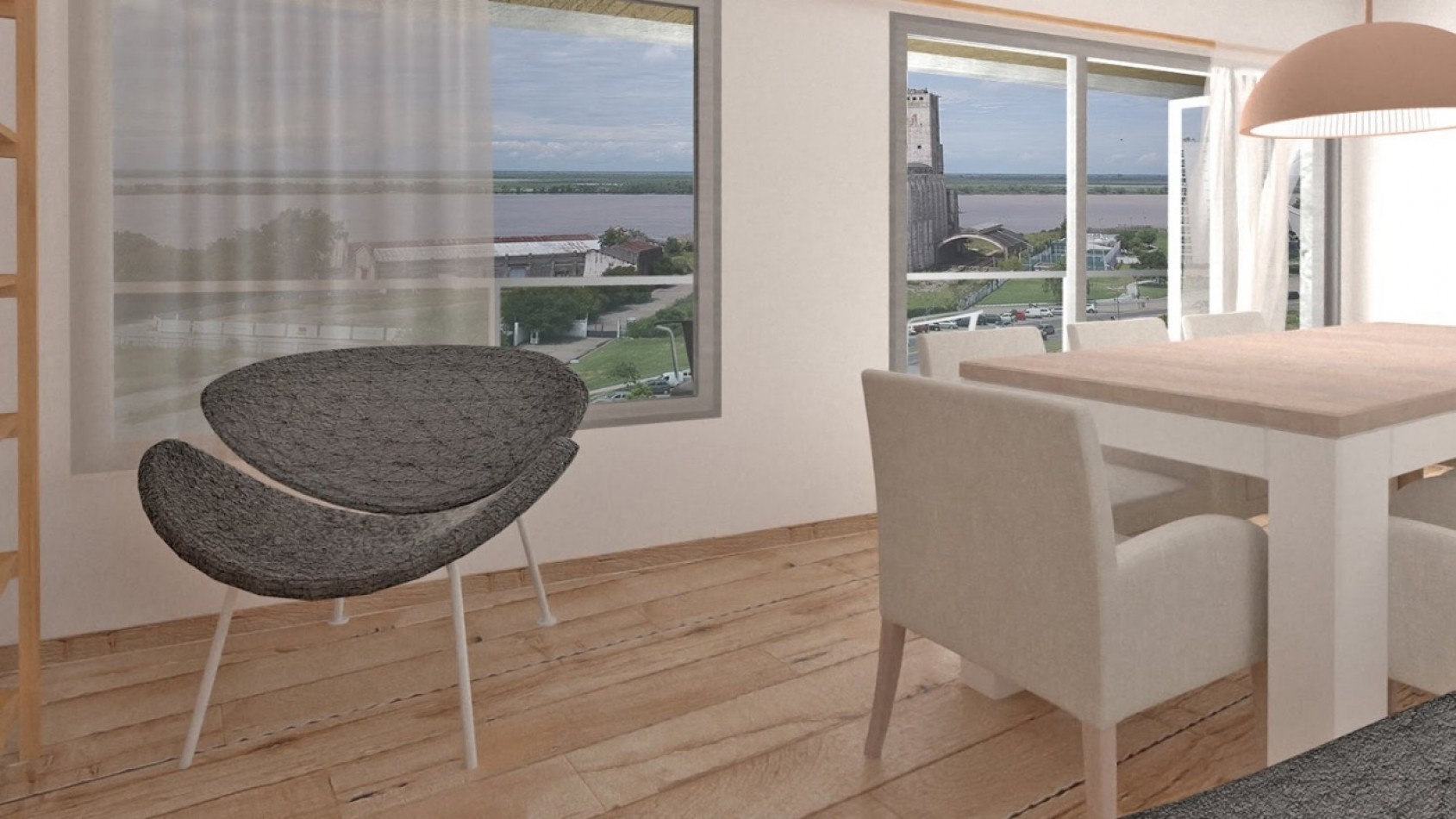 Venta Departamento Un Dormitorio Carballo y Rawson  Puerto Norte  Entrega mediados 2026