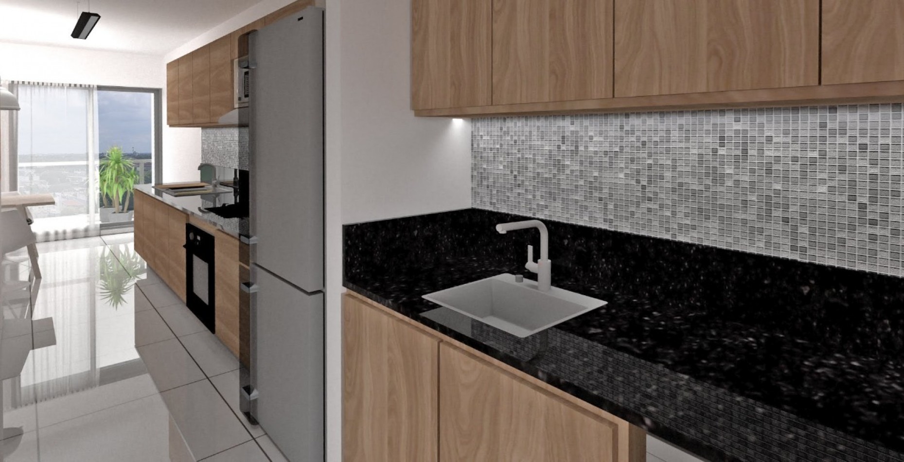 Venta Departamento Un Dormitorio Carballo y Rawson  Puerto Norte  Entrega mediados 2026
