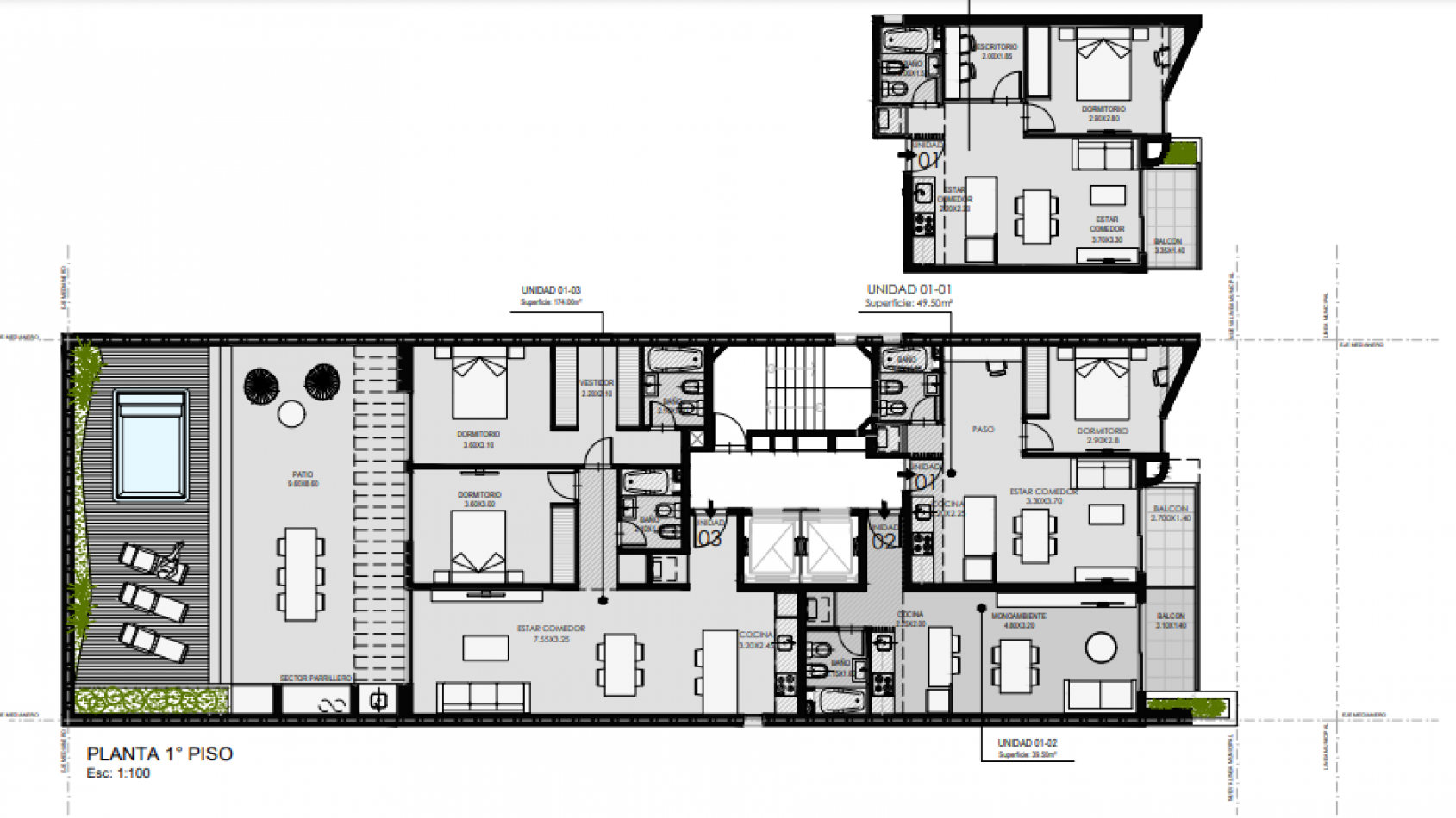 Venta Departamento tres Dormitorios  balcon terraza ,pileta, quincho y cochera  Entre Rios y Tucuman Julio 2025