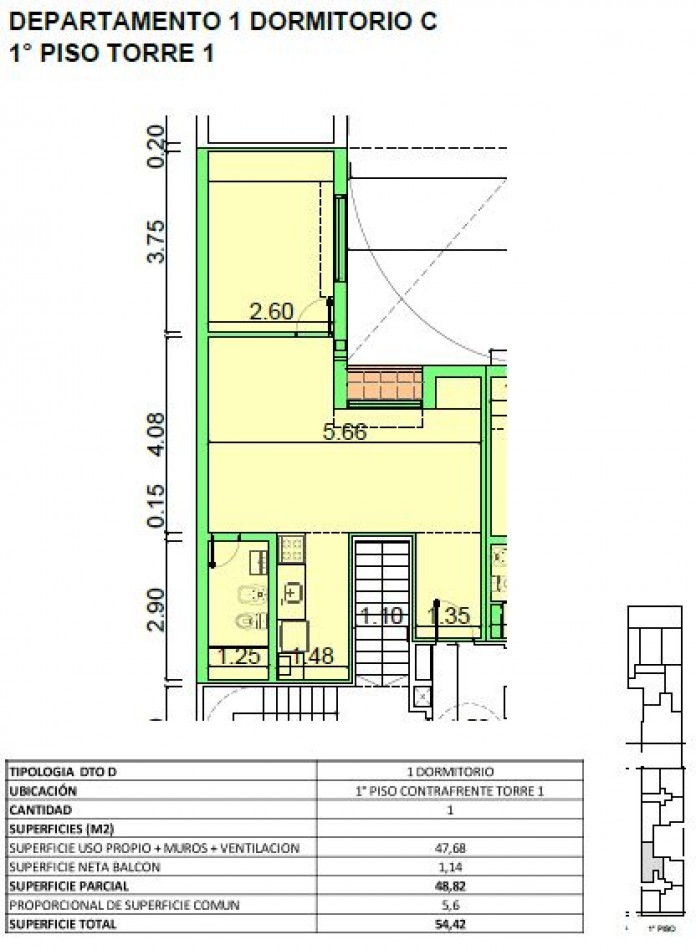VENTA DEPARTAMENTO UN DORMITORIO BARRIO MARTIN JUAN MANUEL DE ROSAS Y SAN JUAN FINANCIACION