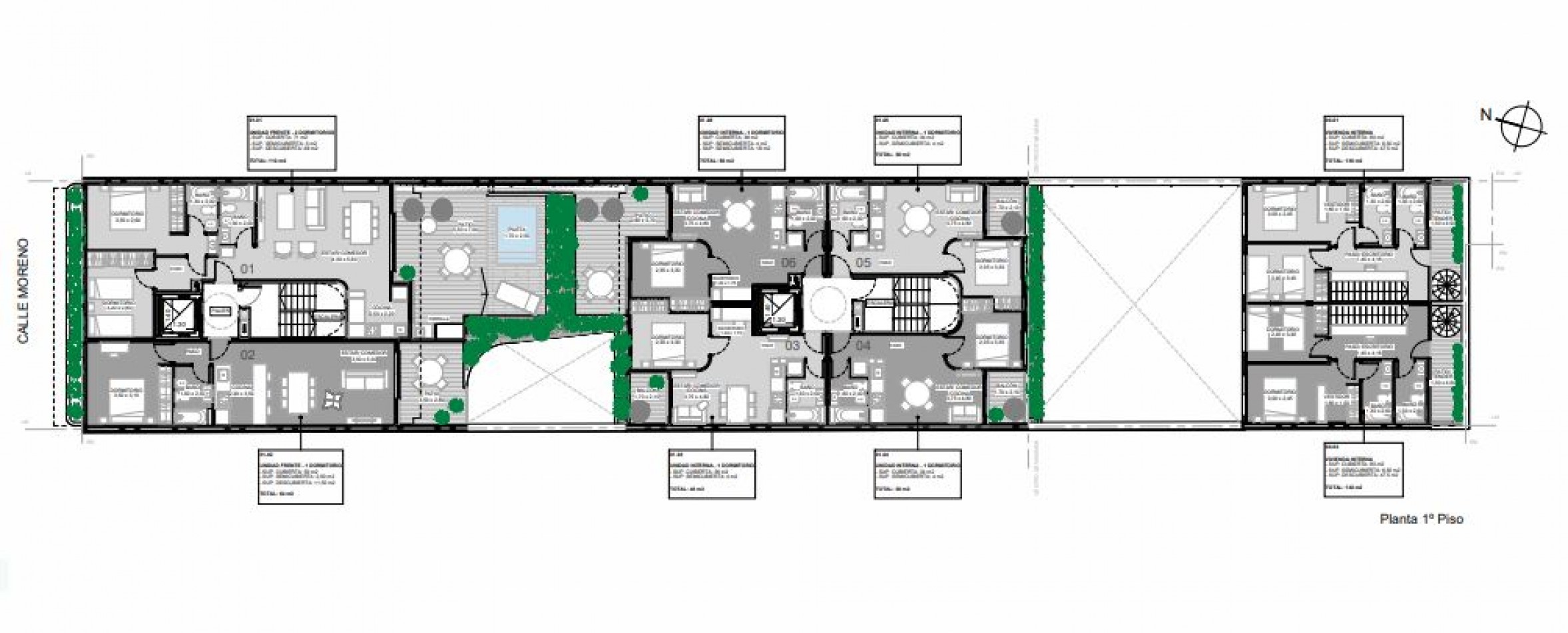 VENTA DEPARTAMENTO TRES DORMITORIOS MORENO Y SAN JUAN PILETA Y PARRILLERO USOS EXCLUSIVO CANJE POR CEREAL  ENTREGA 2028