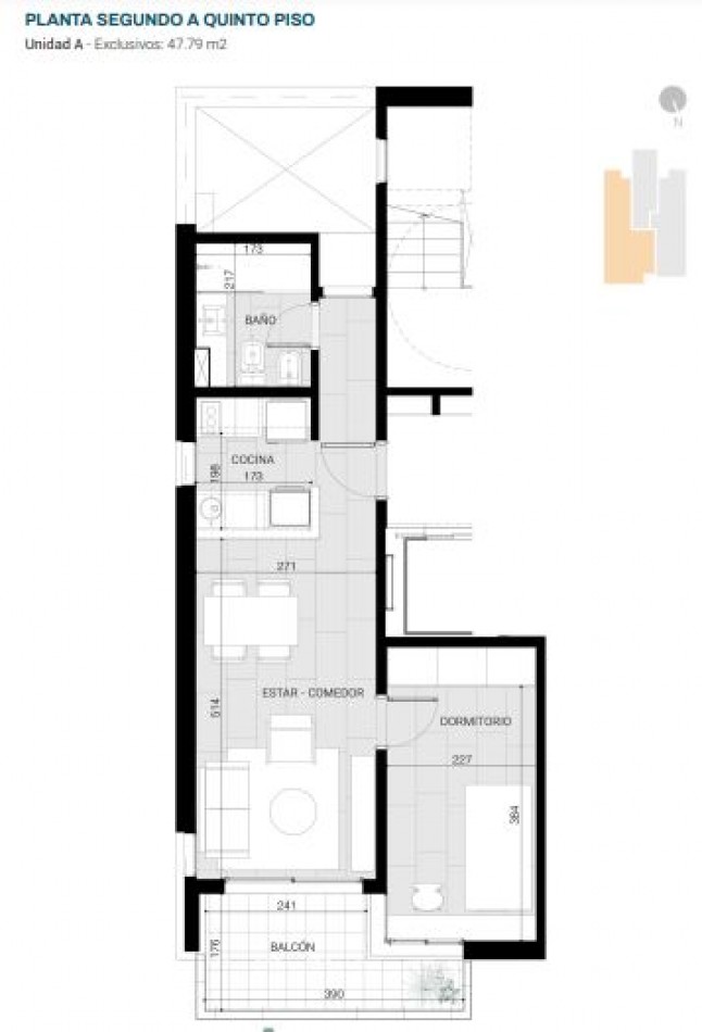 VENTA DEPARTAMENTO UN DORMITORIO PASCO Y SARMIENTO