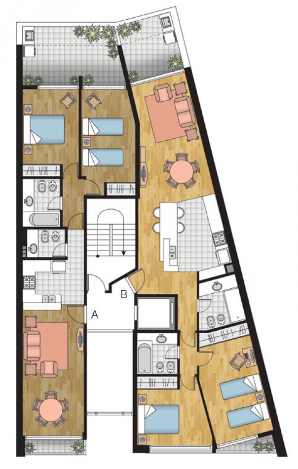 VENTA DEPARTAMENTO DOS DORMITORIOS PARAGUAY Y PELLEGRINI