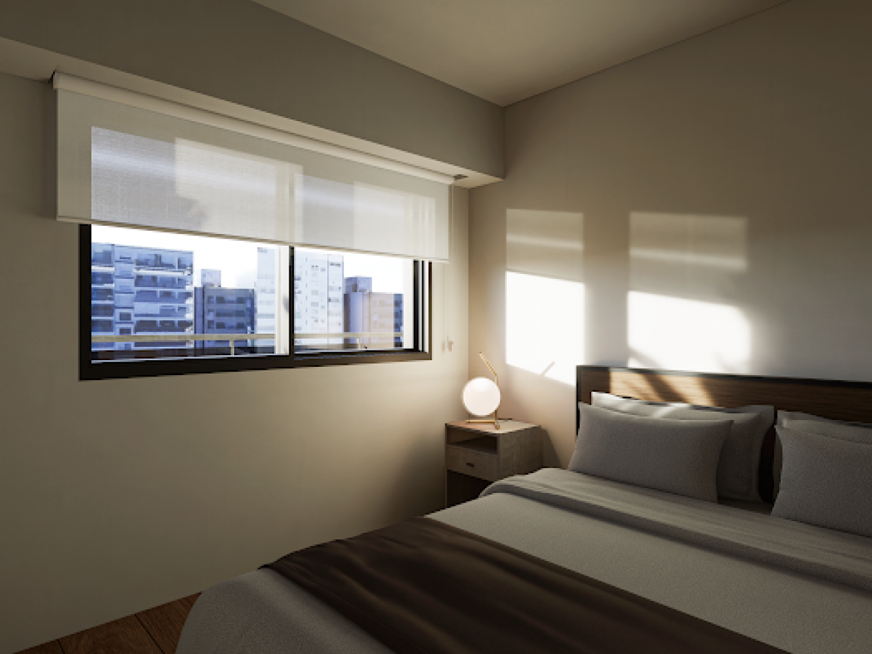 VENTA DEPARTAMENTO UN DORMITORIO AL FRENTE CON BALCON  SAN JUAN Y JUAN MANUEL DE ROSAS  NOVIEMBRE 2026 ENTREGA Y CUOTAS FIJAS EN DOLARES