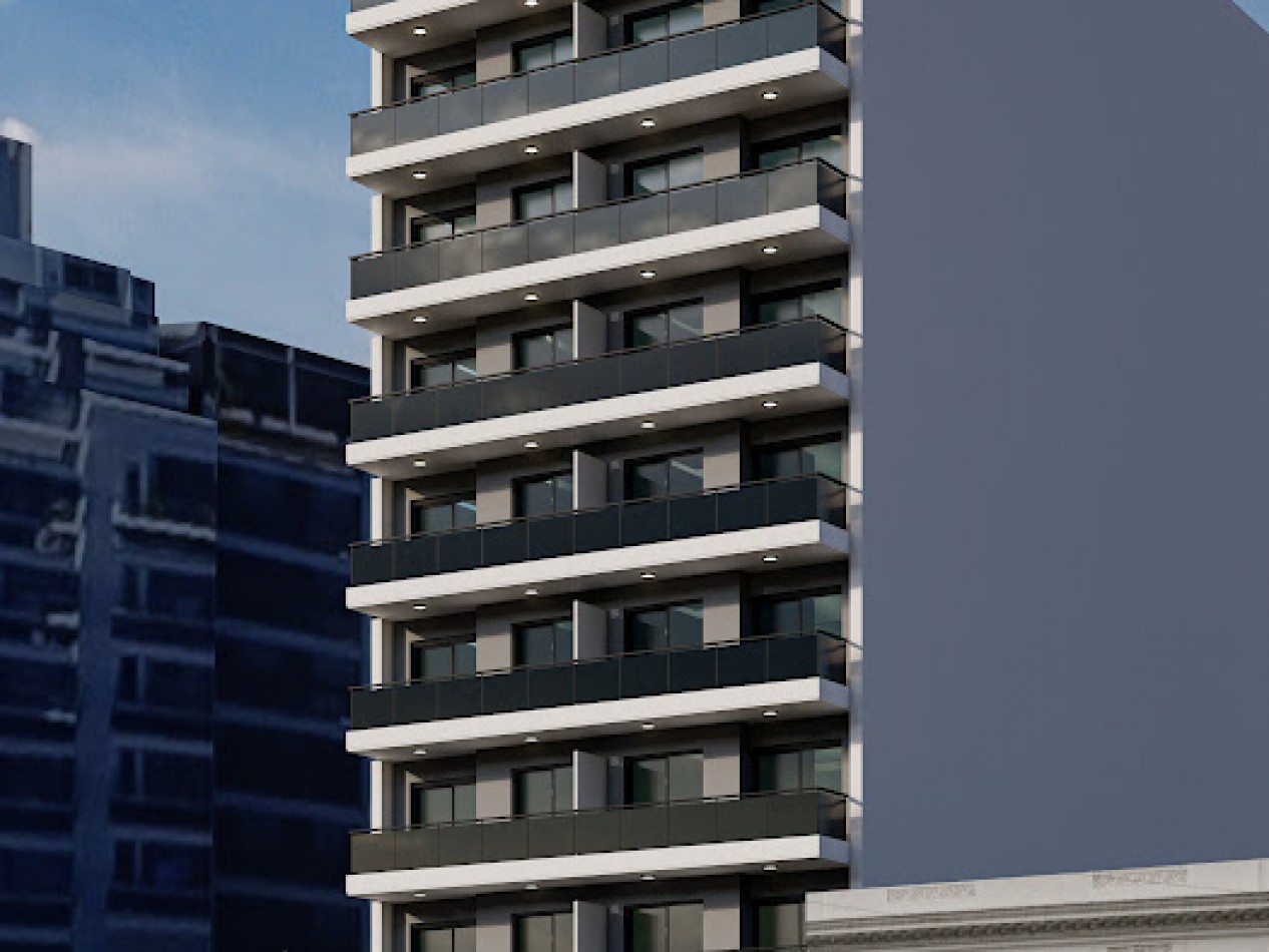 VENTA DEPARTAMENTO UN DORMITORIO AL FRENTE CON BALCON  SAN JUAN Y JUAN MANUEL DE ROSAS  NOVIEMBRE 2026 ENTREGA Y CUOTAS FIJAS EN DOLARES