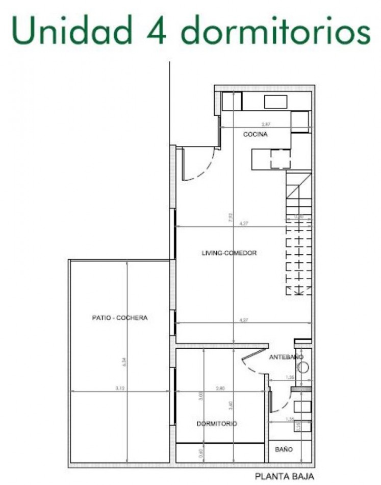 VENTA DEPARTAMENTO TRES DORMITORIOS PARADA 13